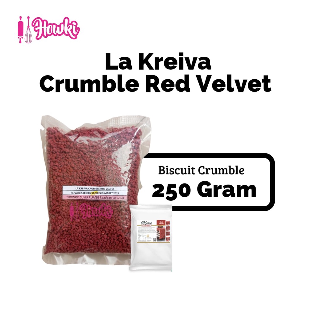 

La Kreiva Crumble Red Velvet Repack 250gr.