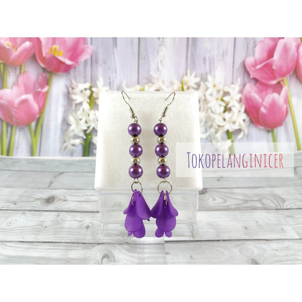 Anting Fashion wanita/Anting  juntai Daun /Anting unik By Tokopelanginicerr