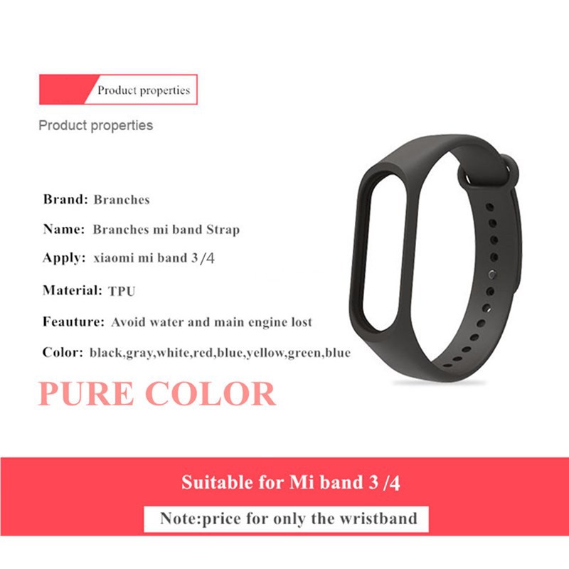 Strap Xiaomi Mi Band 4 / 3 Premium Tali Jam Smartband Bracellet  M4 / M3 Strap