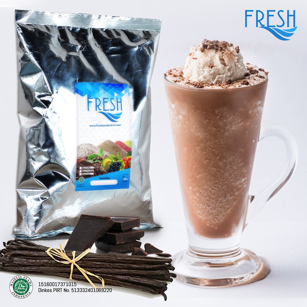 

BUBUK MINUMAN COKELAT RASA CHOCO LATTE FRESH POWDER DRINK 1 KG