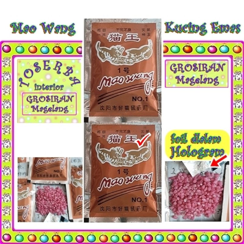 Racun tikus Mao Wang Kucing Emas - Mao Wang Kucing Emas - Mao Wang Emas - Mao Wang Kucing Mas - Gros