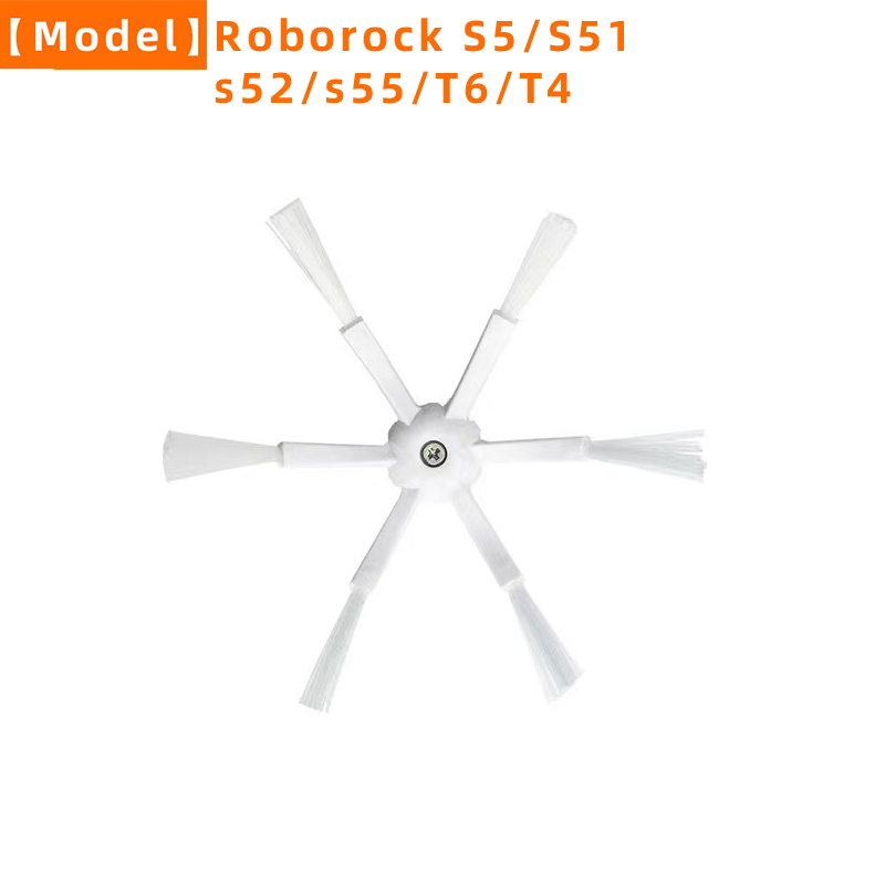 Untuk Roborock S50 S51 S52 S55 T60 T61 T65 T4 T6 T7 P5 S5 S6 S5max S4 E4 robot vacuum cleaner menyapu 6-sudut sisi sikat aksesoris