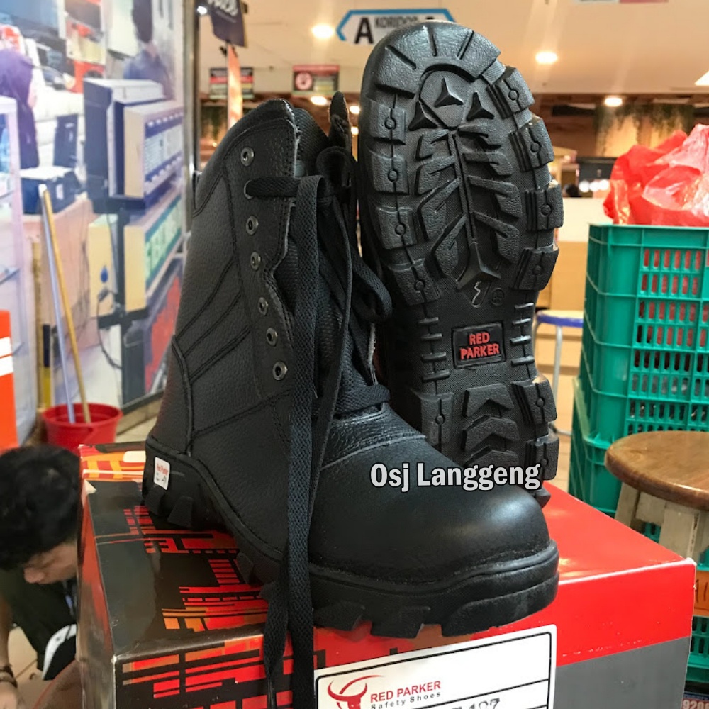 Sepatu Safety Red Parker T187 Murah Berkualitas - Safety Shoes Red Parker 100% Original