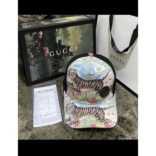 Topi basebal Jaring Guccii Tiger Jungle