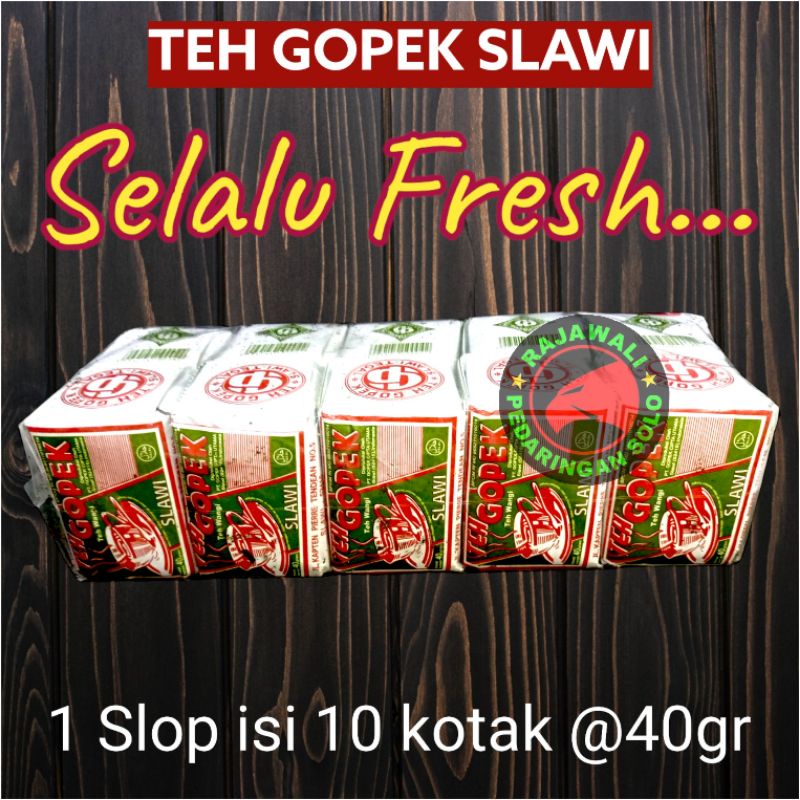 

TEH GOPEK 10pcs / TEH TUBRUK GOPEK SLAWI