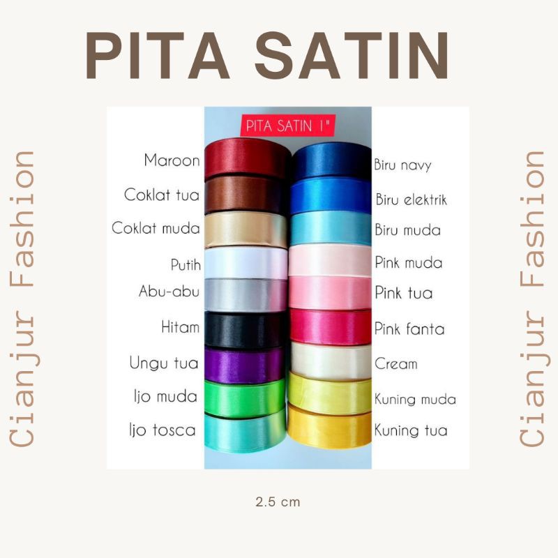

PITA SATIN 1 INCHI