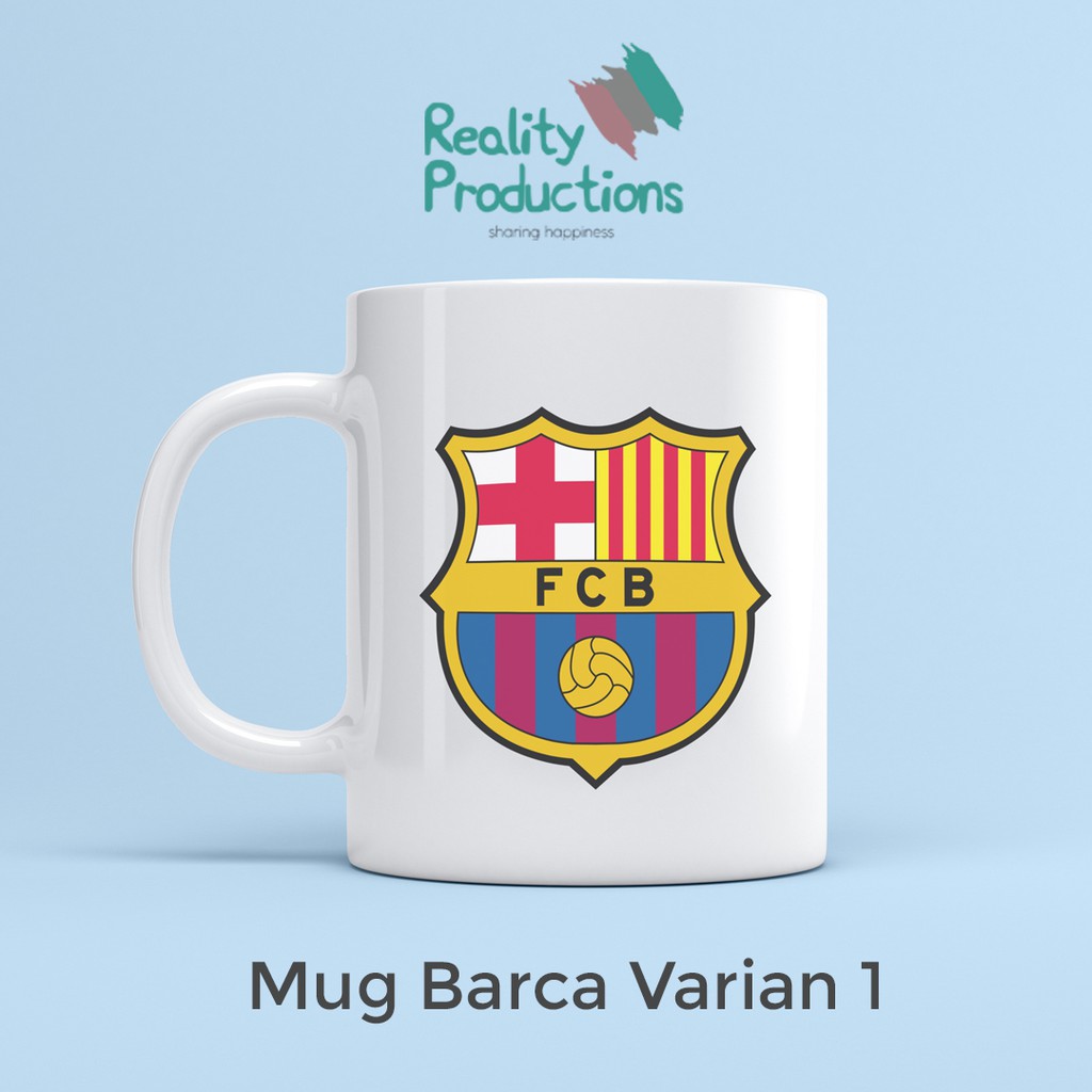 Merchandise Mug Gelas Cangkir Barcelona FC Barca Messi