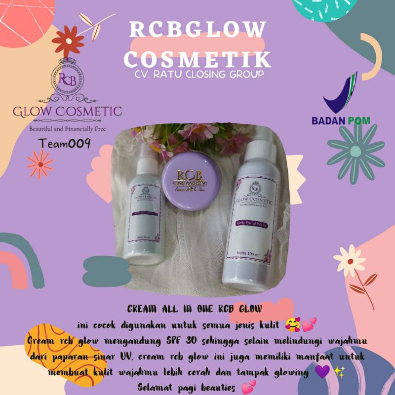 Paket basic RCB glow cosmetic