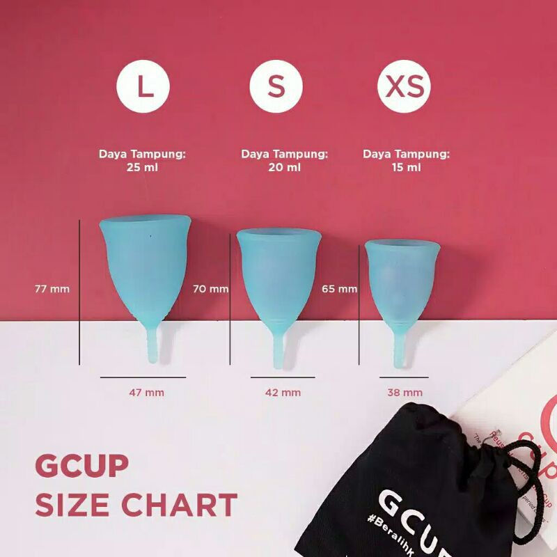 Girls Menstrual Cup Mens Period Gcup Pembalut Tampon Zero Waste High Quality Medical Silicone Grade