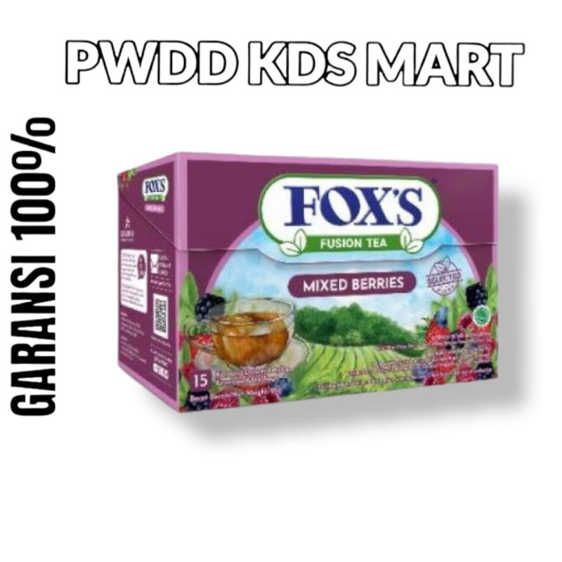 

Foxs Fosion Tea Mixed Berries isi 15 Kantong