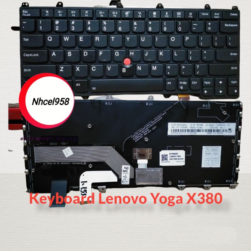 ☑️ Keyboard Lenovo Yoga X380