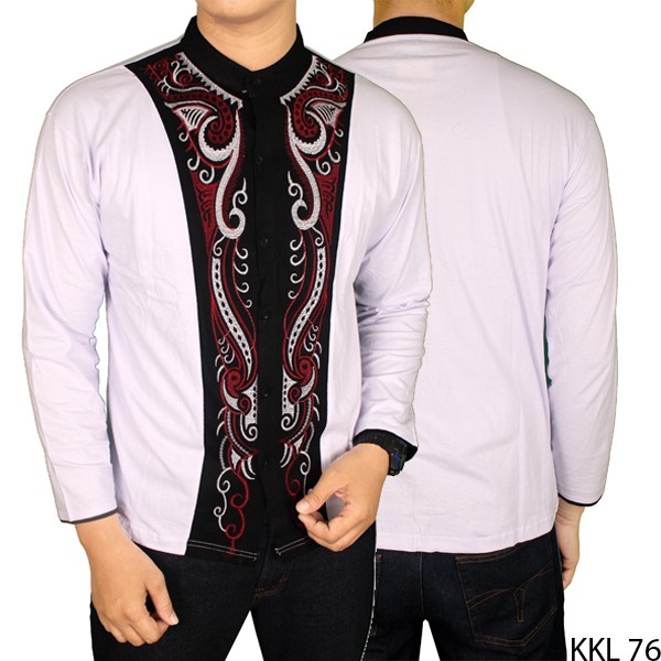 Baju Koko Modern Lengan Panjang