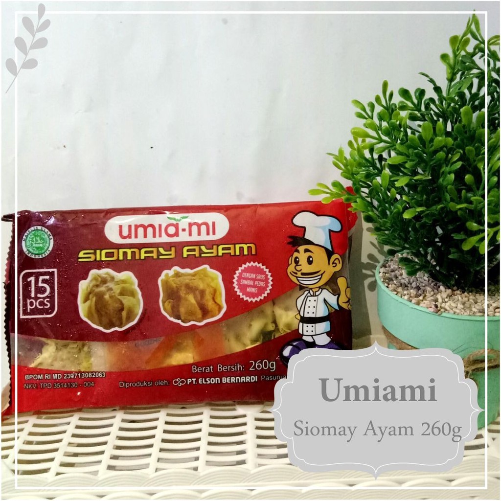 

UMIAMI SIOMAY AYAM ISI 15 dilengkapi saus sambal pedas manis