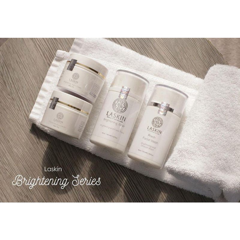 paket skincare laskin brightening series free gift