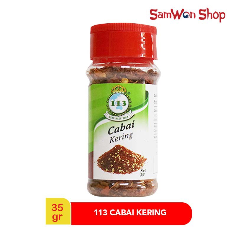

113 CABAI KERING / COARSE DRY CHILI 35GR - BUMBU DAPUR REMPAH INSTANT