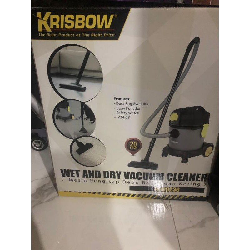 Jual krisbow wet & dry vacuum cleaner 10100236 Shopee Indonesia