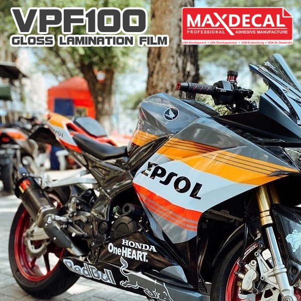 

[METERAN] VPF100-127 LAMINASI Clear HD Bening MAXDECAL Lebar 127 cm Skotlet Cold Lamination Vinyl