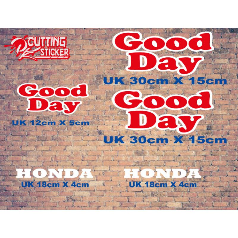 Cutting sticker scoopy GOOD DAY