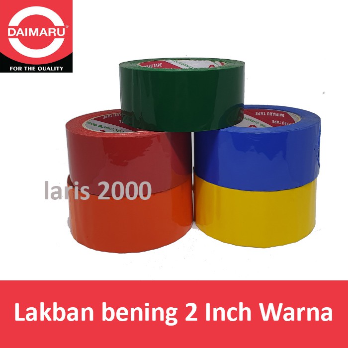 

Lakban Bening / opp 2 inch daimaru Warna