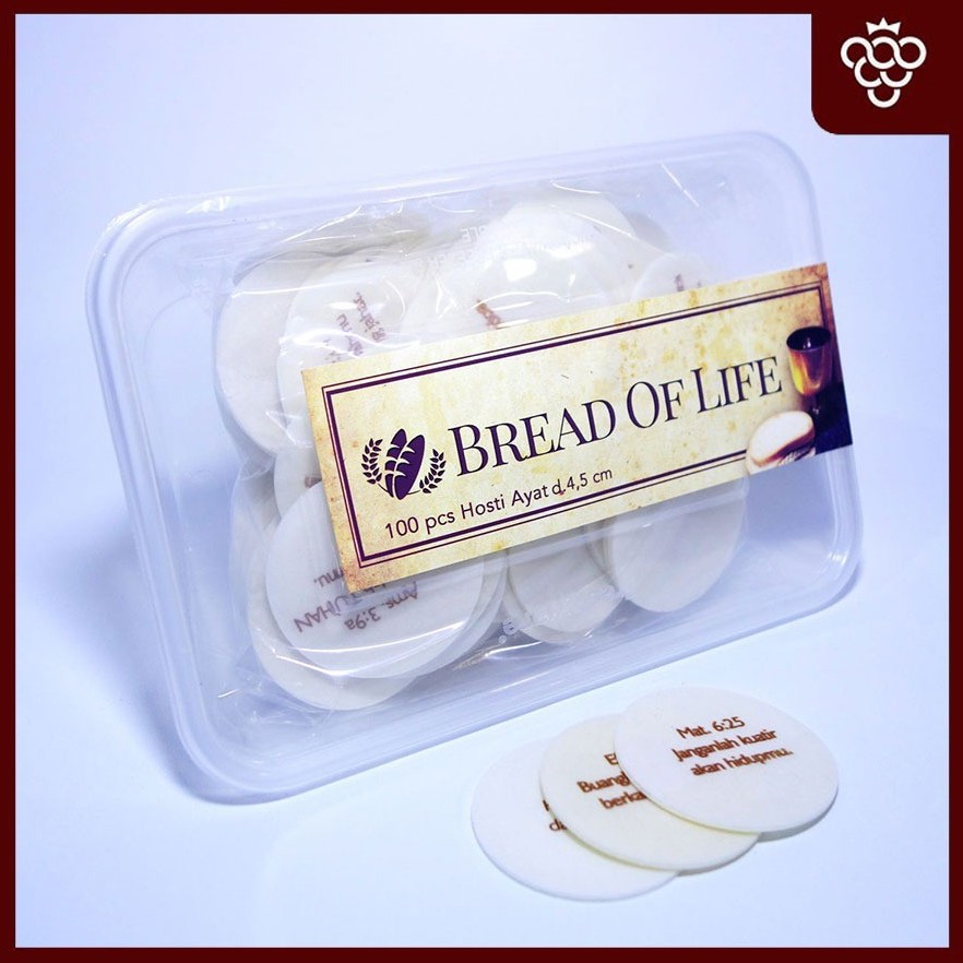 

Hosti Ayat Alkitab Besar - Isi 100 pcs