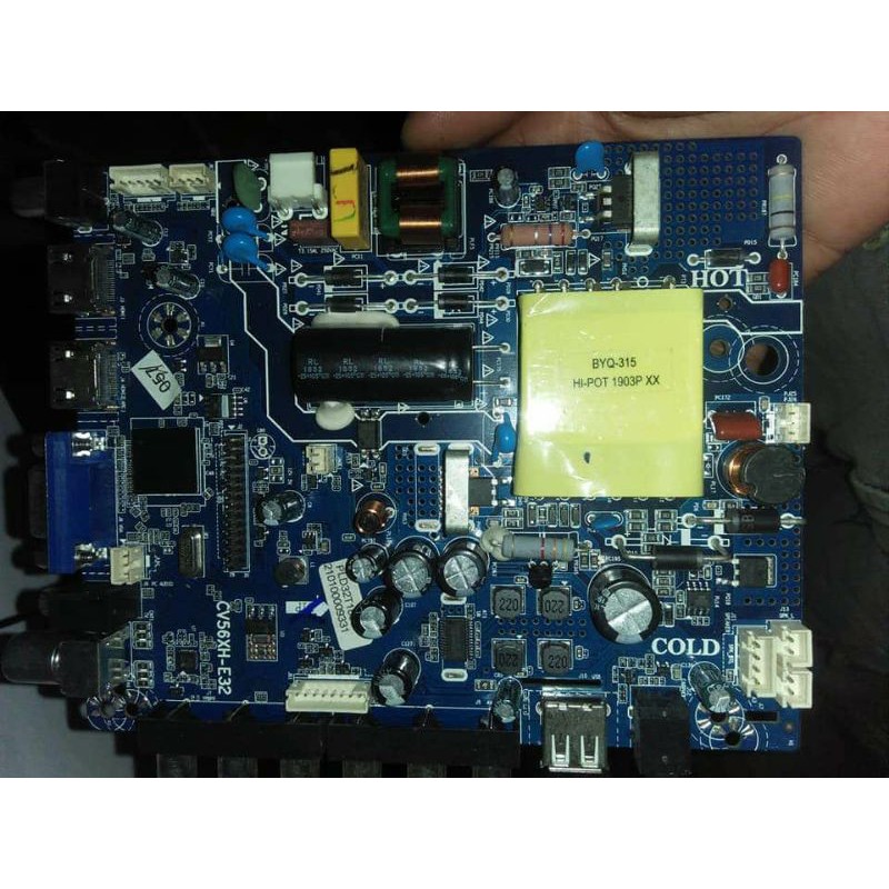 MB/ MAINBOARD/ MESIN TV LED POLYTRON PLD32T1850