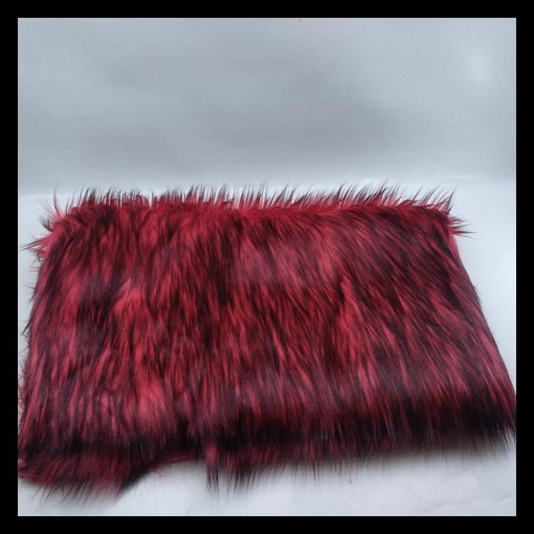 BEST DEAL ALAS BULU DASHBOARD MOBIL MERAH HITAM (BULU PANJANG DAN TEBAL) 