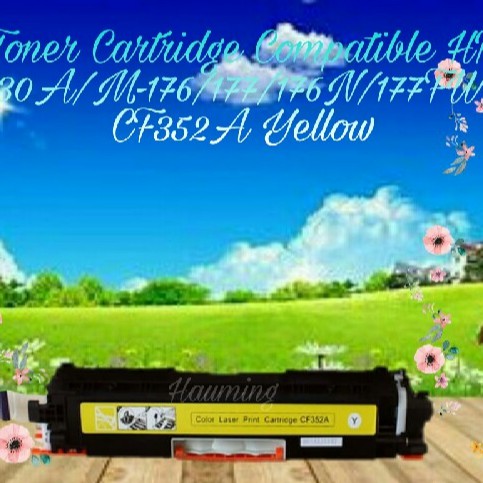 Toner Cartridge Compatible 130A cf350 M176 M177 M176N M177FW M-176 177 176N 177FW CF352A Yellow