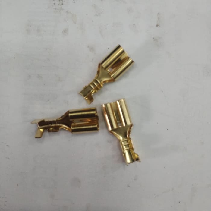 Skun gepeng 6mm standart china / sekun 6mm / terminal 6mm