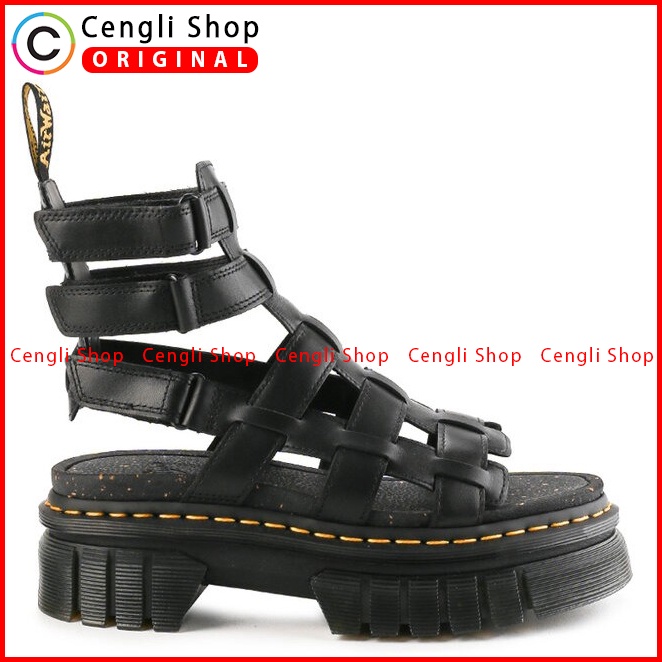 SEPATU SANDAL WANITA DR MARTENS ORIGINAL DOCMART RICKI GLADIATOR BLACK