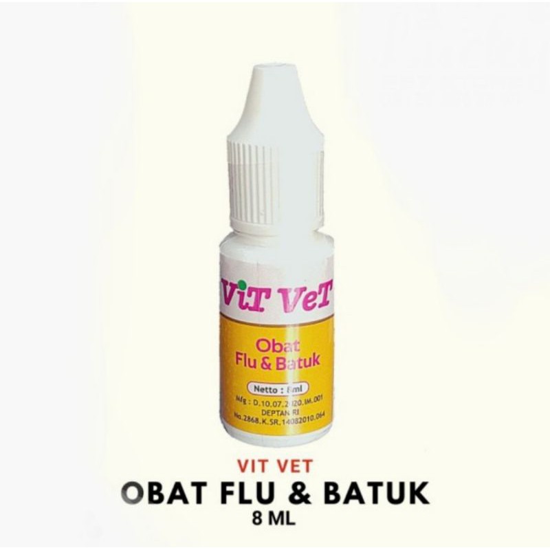 vit vet obat flu & batuk hewan anjing kucing