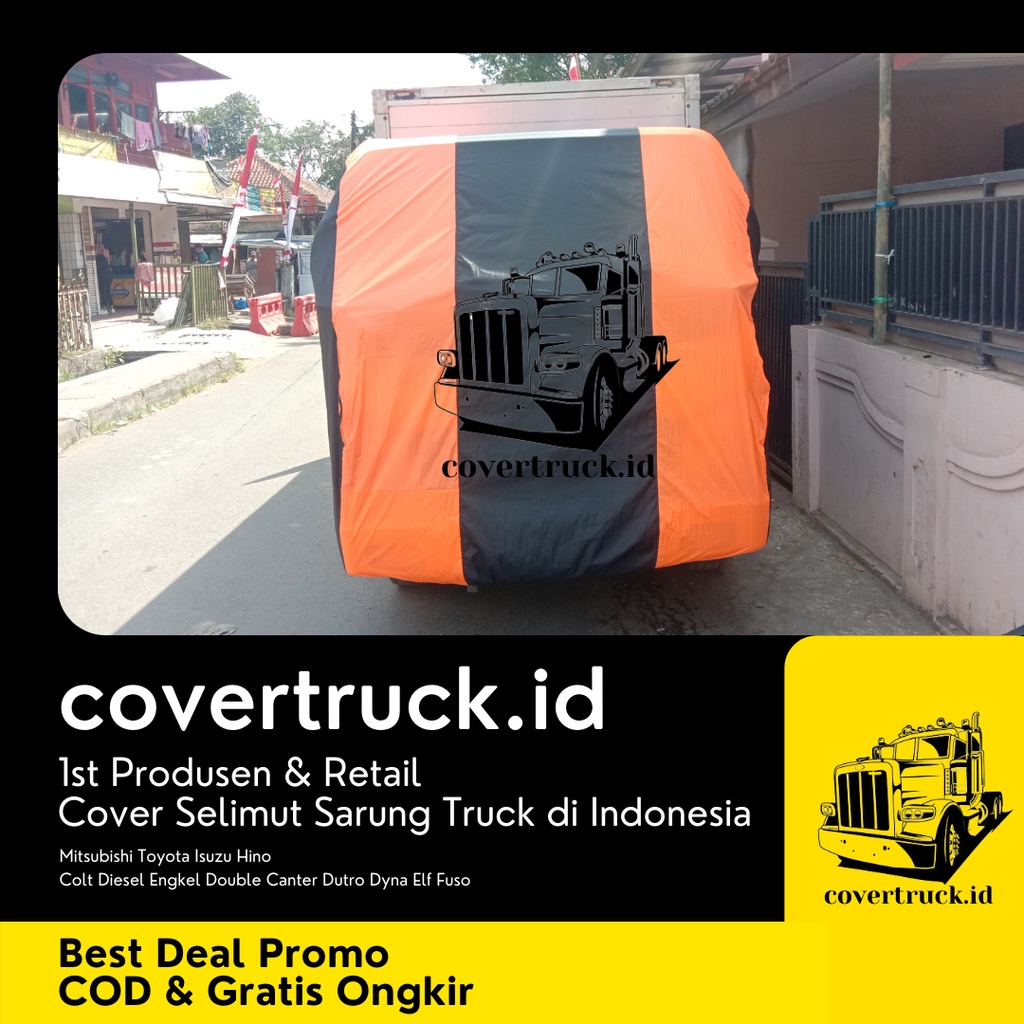 COVER TRUK CANTER MITSUBISHI FUSO COLT DIESEL DOUBLE ENGKEL RAGASA