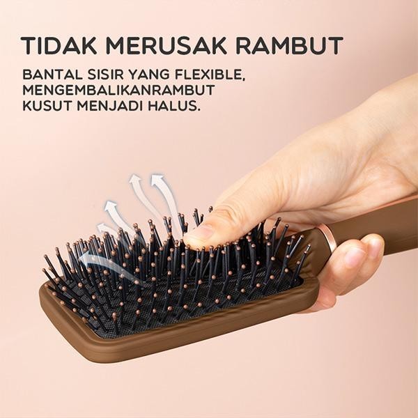 SAMONO Sisir Rambut Hair Salon Brown Airbag SHB611