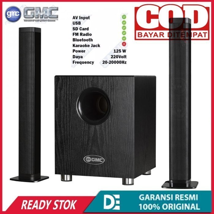 GMC 898G Speaker Bluetooth Exstra Boost / Speaker Gmc Soundbar / Home Teater Suara Full Bas