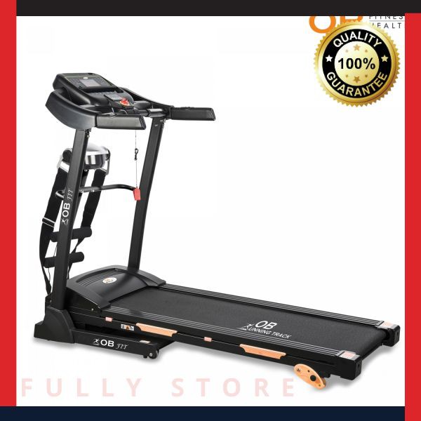 Promo OB Fit Electric Treadmill w Belt Massager Best Seller OB 1046 Elegan