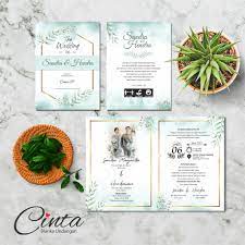 BLANGKO UNDANGAN CINTA 07 MURAH