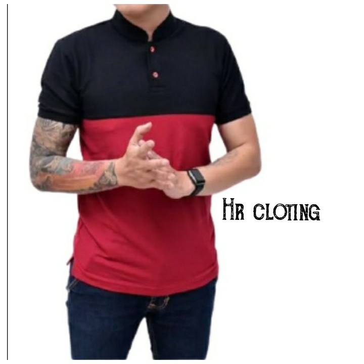 BAJU PRIA KERAH SHANGHAI POLO