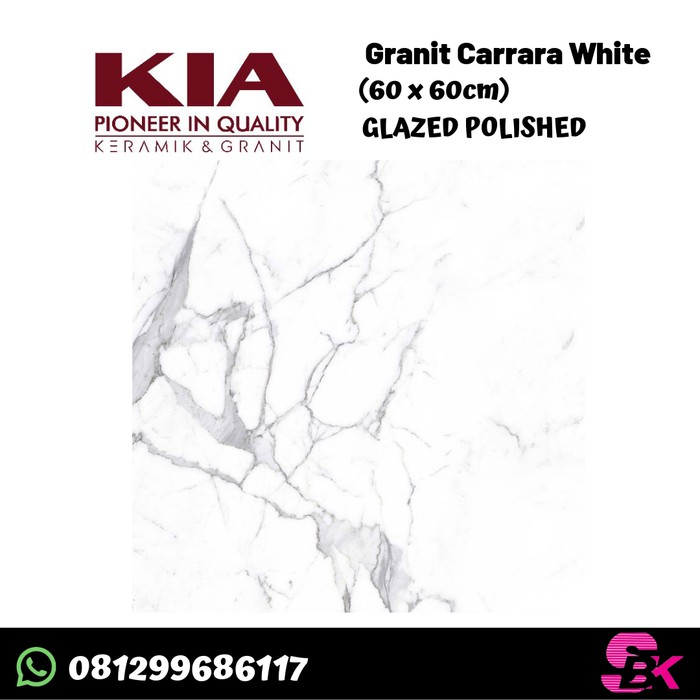 Granit 60x60 Carrara White