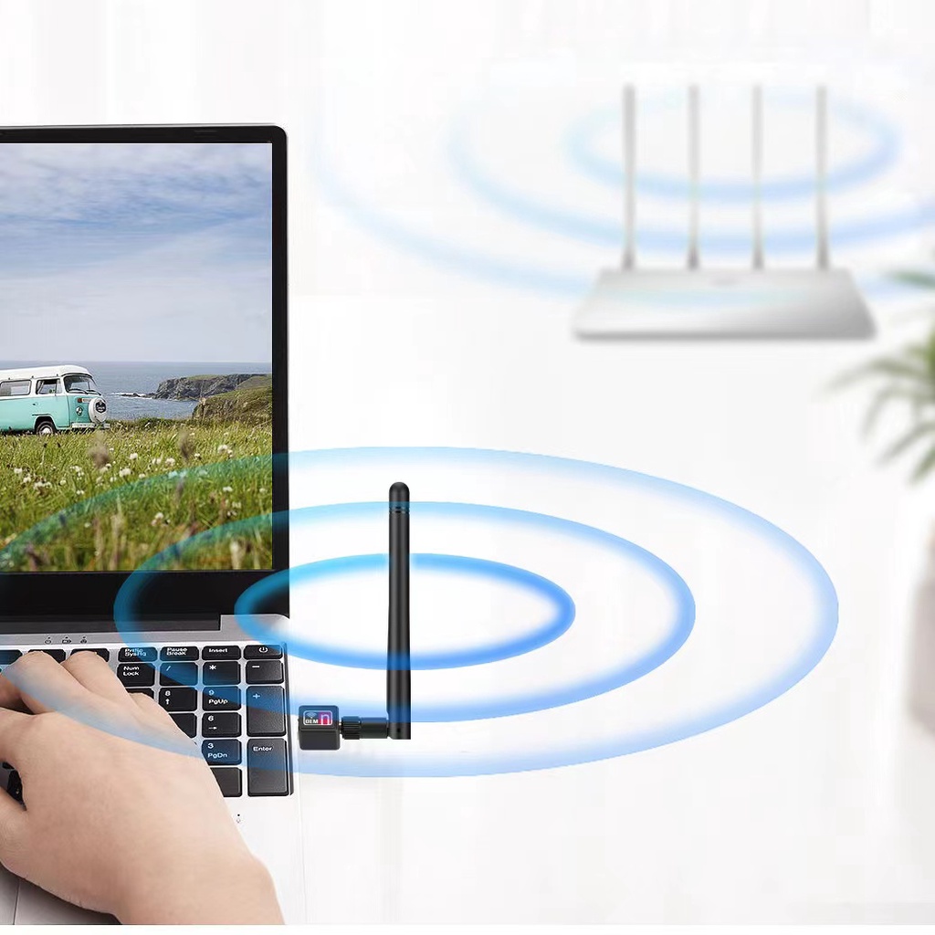 [mouse_toko] USB WIFI WIRELESS ADAPTOR ANTENA 300 Mbps 802 iin/USB WIRELESS ANTENNA MENANGKAP SIGNAL