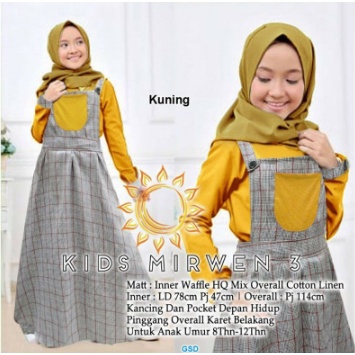Setelan Baju Dress Pesta Anak Umur 8 9 10 11 12 Tahun Baju Muslim Anak Tanggung Abg Jumbo Mirwen Sya