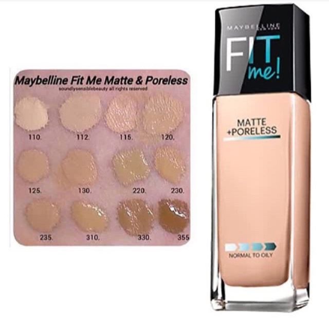 Maybelline Fit Me Matte Poreless Foundation Shopee Indonesia