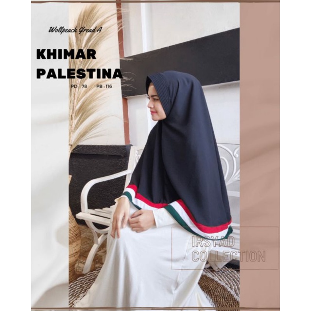 KHIMAR BERGO PED PALESTINA / WOOLPEACH