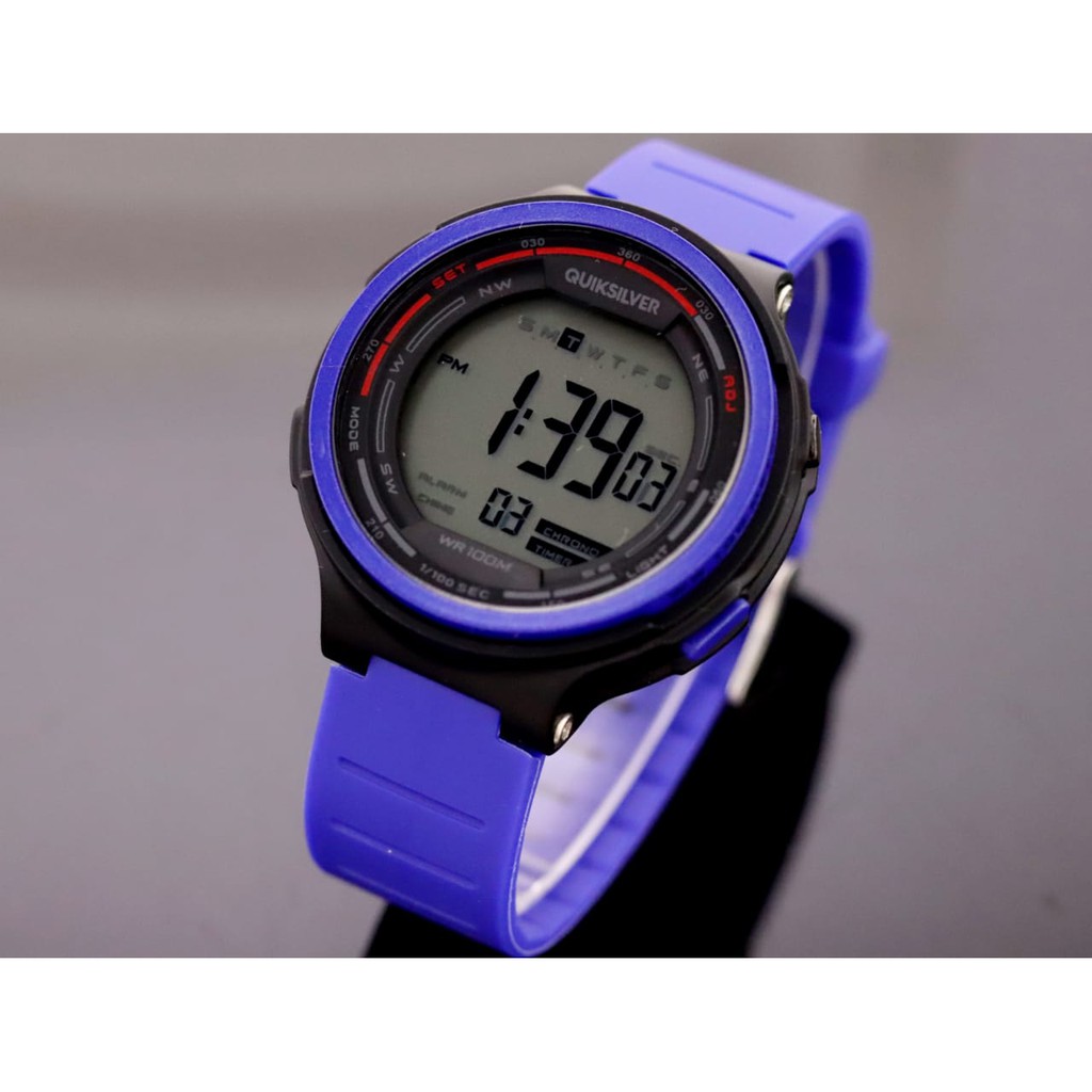 JAM TANGAN PRIA QUIKSILVER DIGITAL RUBBER DIAMETER 4,6 CM || JAM TANGAN FASHION QUICKSILVER QS