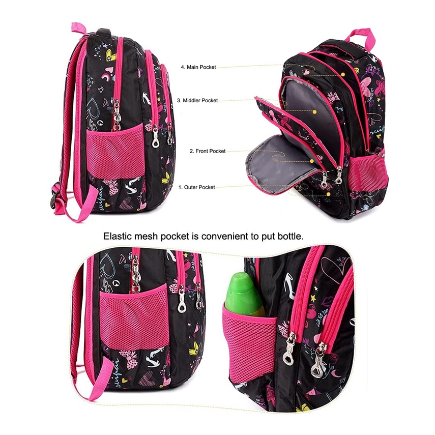 LOL Tas ABG Ransel Casual Unisex - Backpack Casual Karakter LOL - Tas Ransel Sekolah SD-SMP