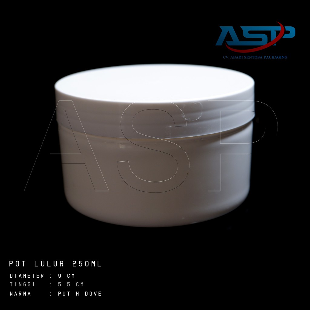 POT LULUR 250ML - PUTIH