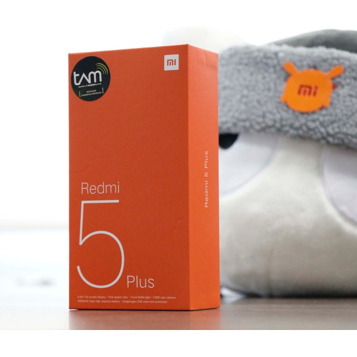 Xiaomi Redmi 5 Plus 4GB 64GB Garansi Resmi TAM - Hitam