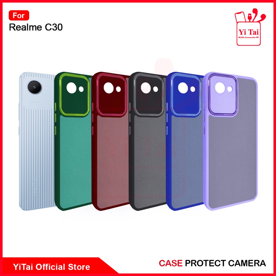 YC02 CASE YI TAI PROTECT KAMERA REALME C30 REALME C35 - BDC