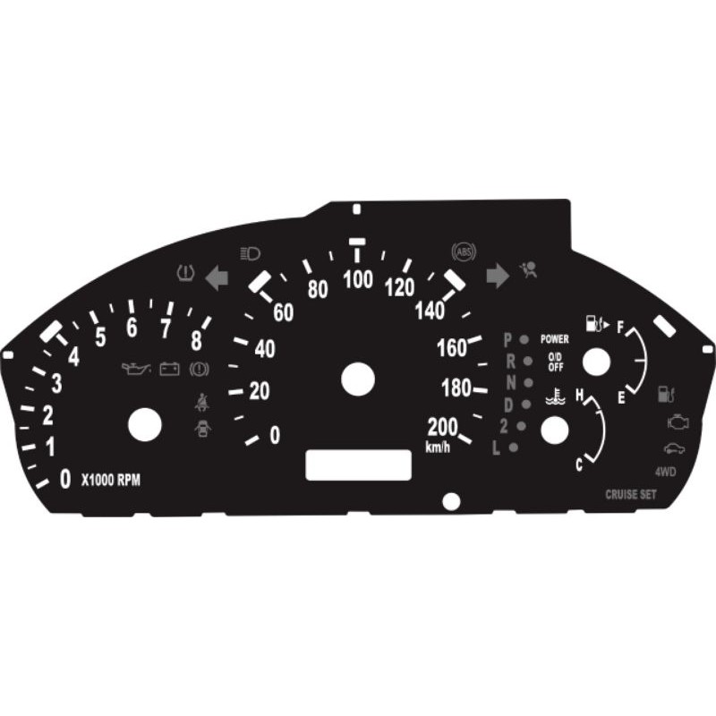 Custom Panel Speedometer Suzuki Escudo