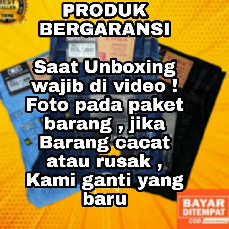 [FKV] TURUN HARGA Celana Emba Jeans Pria / Cowok Emba Grade Original Reguler / Standar 28-38 - CELAN