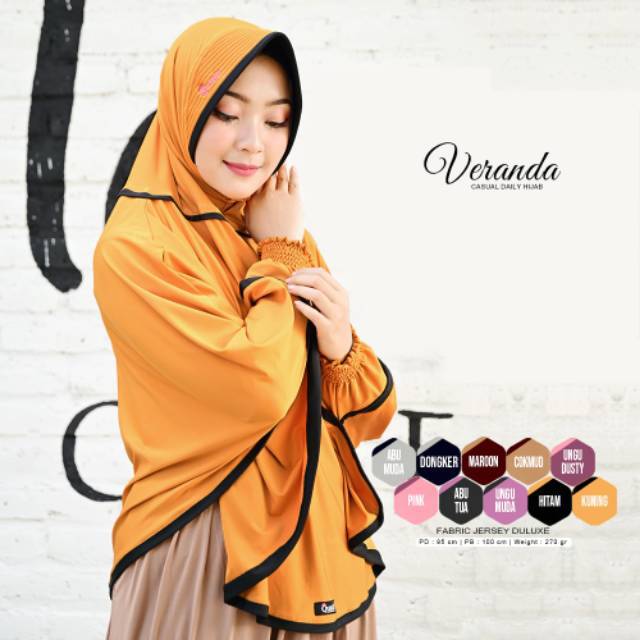 Veranda jumbo by quail hijab