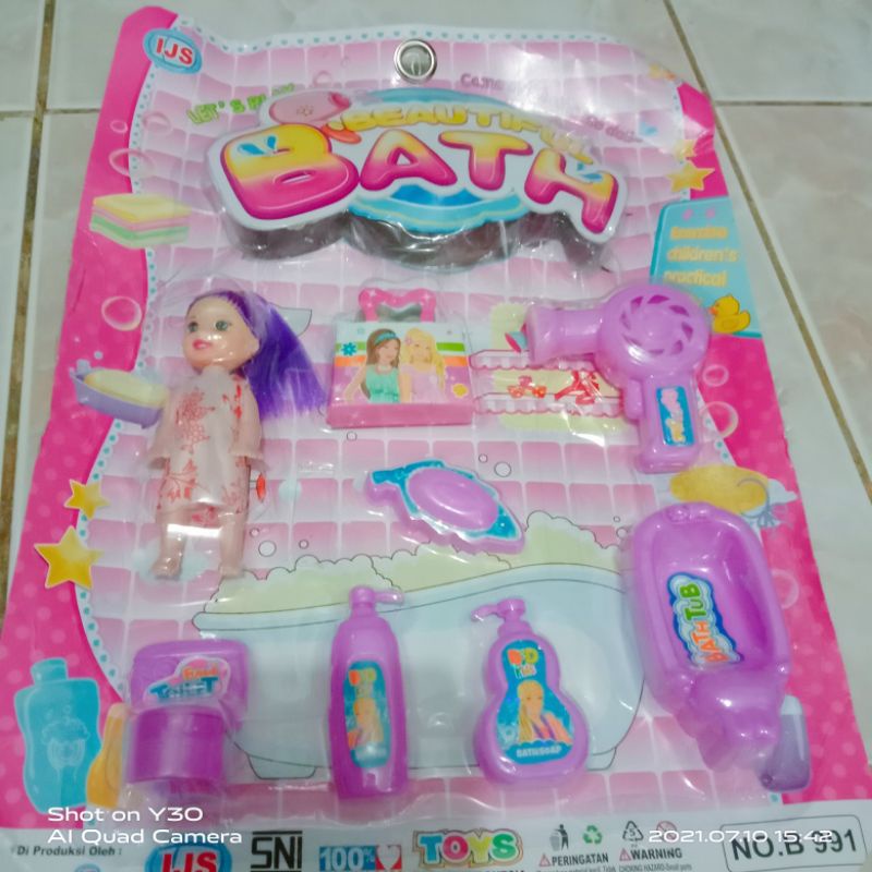 mainan beautiful bath_mainan mandi set